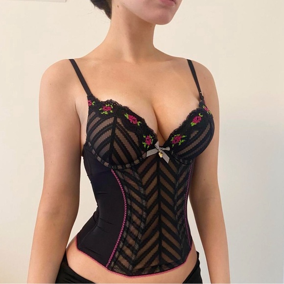 La Senza Beautiful Floral Corset Top - Picture 1 of 2